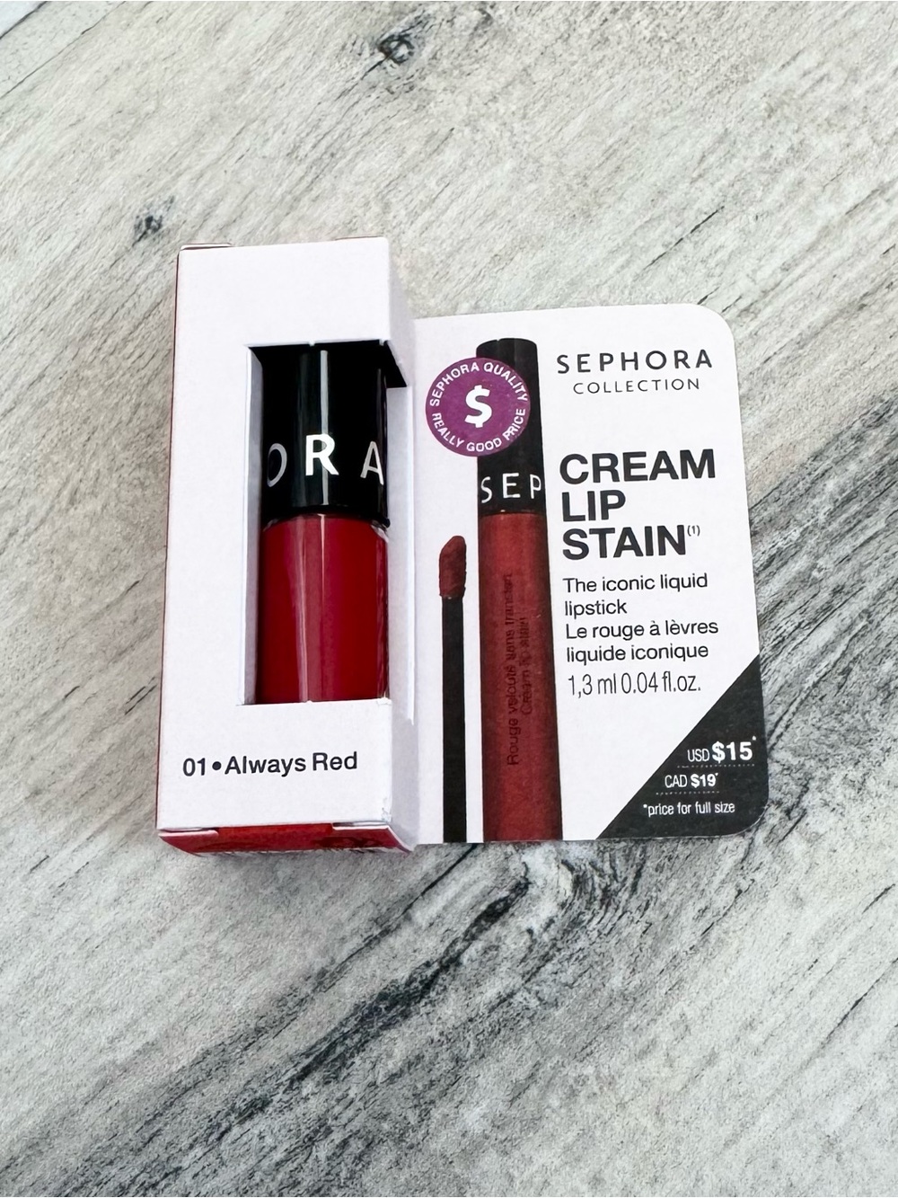 Sephora Always Red Cream Lip Stain